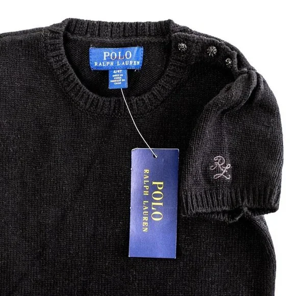 NWT Polo Ralph Lauren Holiday Girls Sparkle Tulle Sweater Dress $135 - Size  4T